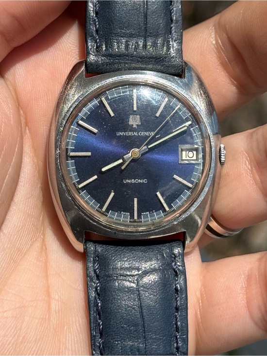 Universal Other - 1960’s Universal Genève Unisonic Réf : 852101 Blue Dial  For parts or Repair
